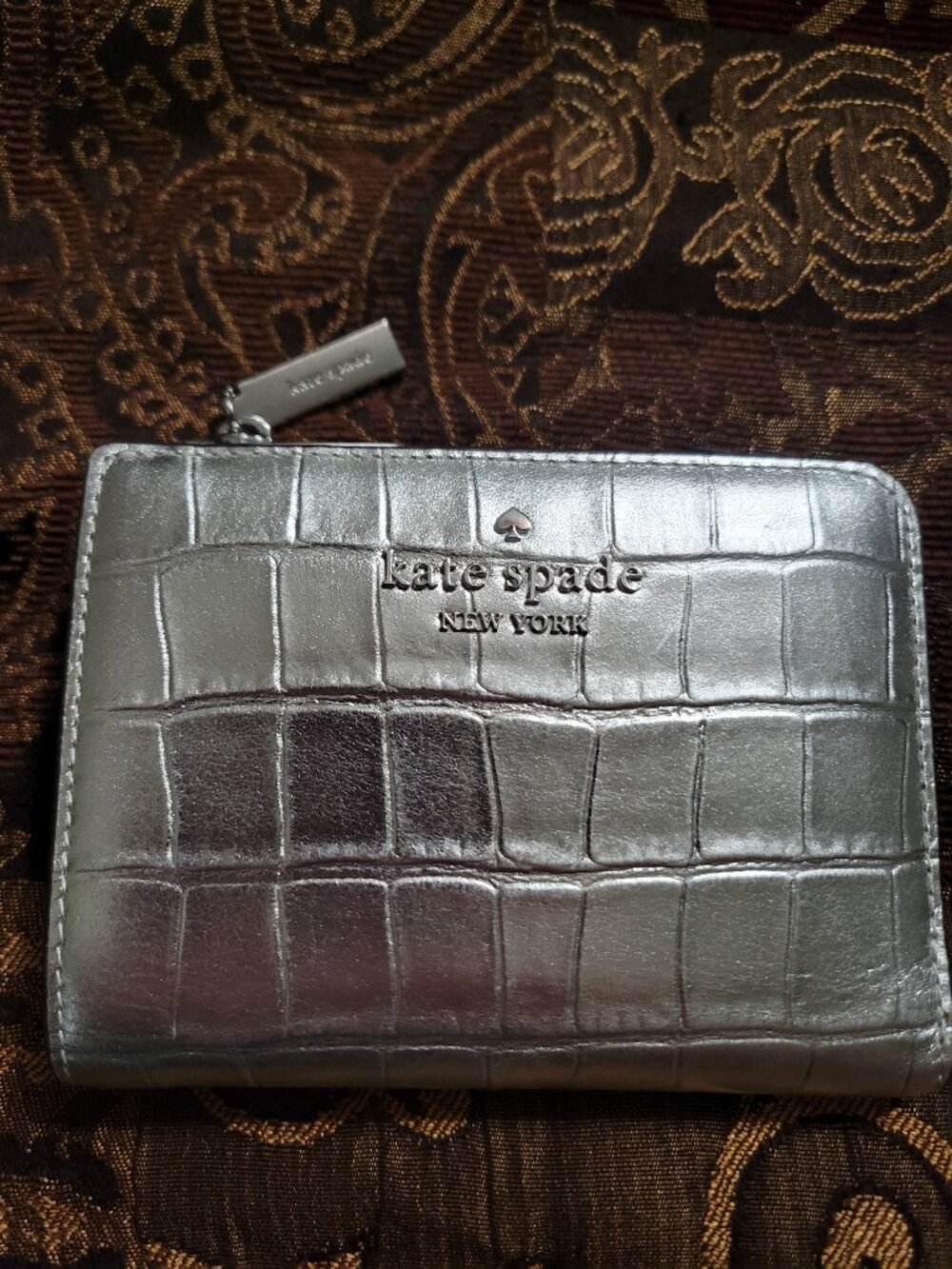 Silver Kate Spade Wallet
